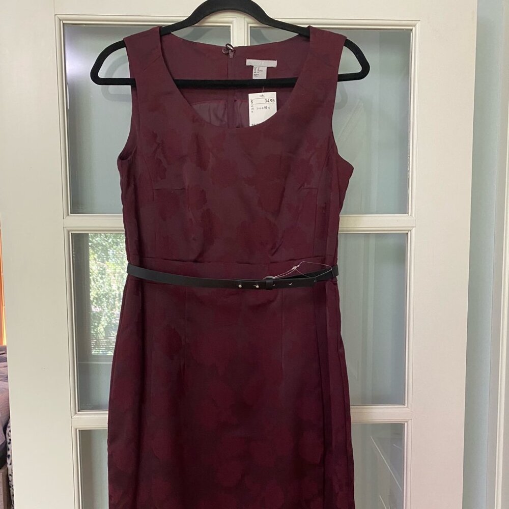 New H&M Burgundy dress
